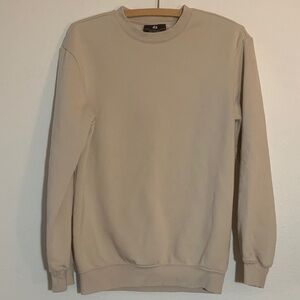 H&M Men's Beige Crewneck Sweatshirt
